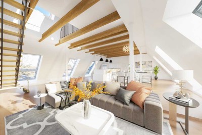 Moderne Lichtführung trifft auf historische Architektur, A+