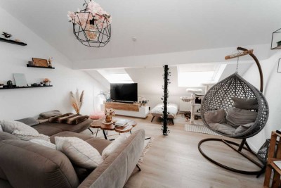 Leerstehende 4 Zi.-Maisonette-Whg. in Lu.-Edigheim mit Balkon und TG-Stpl.
