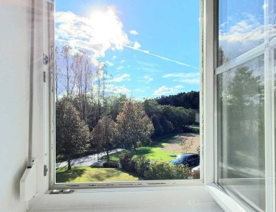 Landhaus-Charme, sonnige 3 ZI mit Naturblick, Parkplatz