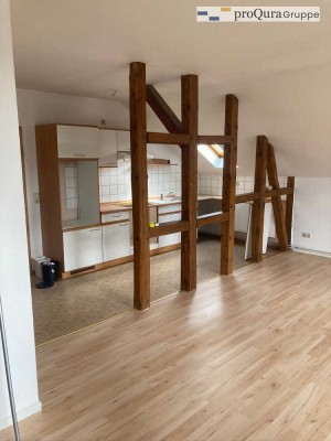 Helles Dachgeschoss-Apartment in Mühlhausen/Thüringen