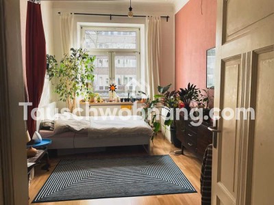 Tauschwohnung: Schöne Altbauwohnung mit Balkon am Volksgarten