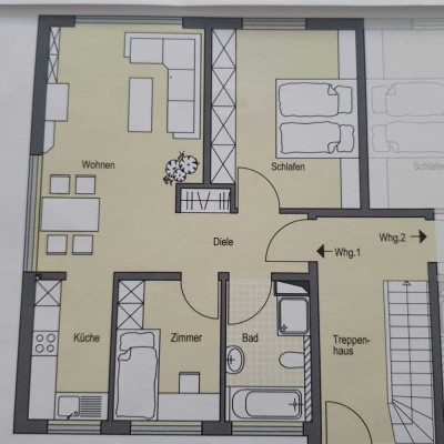 Barrierefreie 3-Zimmer Wohnung (EG) in Esslingen am Neckar