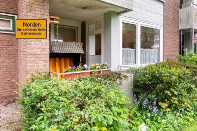 Vermietete Erdgeschoss-Seniorenwohnung inmitten eines Altenwohnzentrums in beliebter Lage von Norden