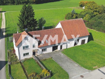 Keine Käuferprovision - 7174m² Grundstück in Ortsrandlage - Ehemaliges Bauernhaus + Nebengebäude