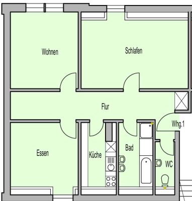 Neue renovierte stillvolle 3 Zimmer Wohnung - Zentral gelegen