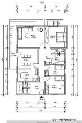 Ansprechende und neuwertige 4-Zimmer-Wohnung mit Balkon und Einbauküche in Buchen