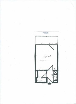 Helle 1-Zimmer-Wohnung mit Balkon in Köln -Ehrenfeld.