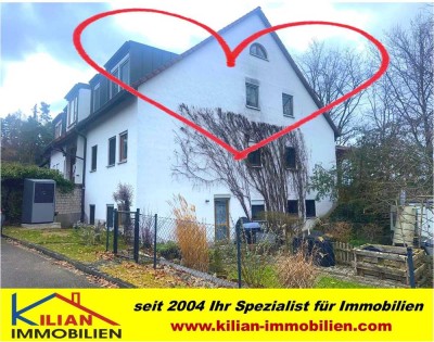 KILIAN IMMOBILIEN! EXKLUSIVE 3 ZI. GALERIE-ETW MIT 95 M² IN BERNLOHE - ROTH!  GARTEN * EBK * FBH