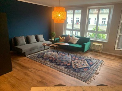 Fhain: Boxhagener Str: 3-Zi-Neubau-Whg, 5. OG, BALKON + Terrasse, 90 m² (LEER ab APRIL) zu VERKAUFEN