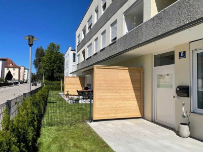 Schöne zentrale Erdgeschoss-Wohnung mit Terrasse