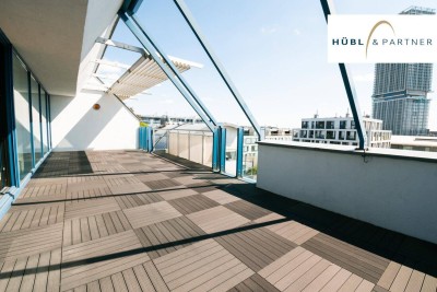 TERRASSENTRAUM | 4-Zimmer-Wohnung mit Skyline-Blick &amp; Wellnessbereich