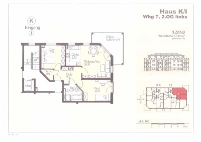 Moderne 3-Zimmer-Wohnung mit Balkon und Garage in Friedrichshofen