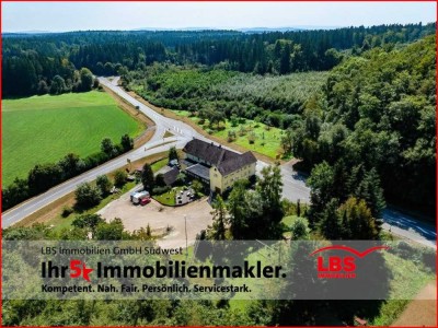 Landgasthof mit modernen Fremdenzimmern in Alleinlage an der Bundesstraße nahe Bodensee