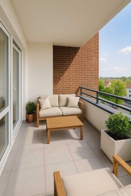 3 Zimmer, eine Loggia und null Gründe, weiterzusuchen! Renoviert und bezugfrei!