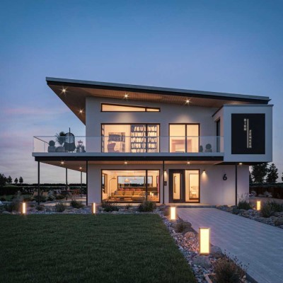 Moderne Architektur trifft Wohnkomfort.