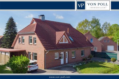 Ruhig, geräumig, familienfreundlich – Einfamilienhaus mit Einliegerwohnung in Aurich-Middels