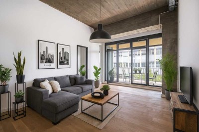 Exklusives Loft-Feeling im Erstbezug auf zwei Zimmern – urban, offen, individuell.