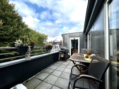� Stilvolle Wohnung mit Sonnenterrasse in Wuppertal-Langerfeld provisionsfrei von Privat