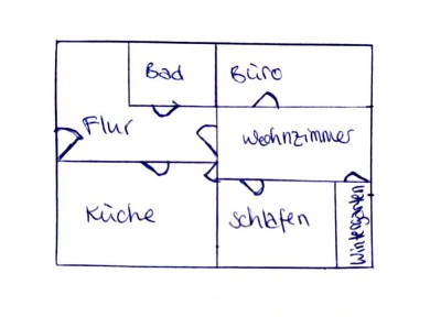 Rentner-Wohnen, Wohnung für Menschen mit Behinderungen, 3 ZKB + Wintergarten + Keller + Stellplatz