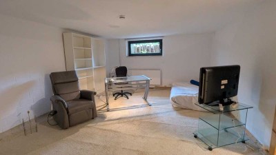 Günstige, geräumige, möblierte 1-Raum-Wohnung mit EBK, modernisiertem Bad u. Gartennutzung in Süd-BS