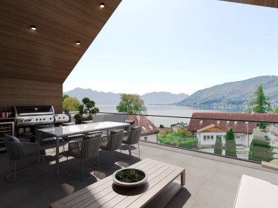 RESERVIERT! Exklusive Neubau– 3 Eigentumswohnungen mit Garten/Loggia/Terrasse und Seeblick im Zentrum von Seewalchen (Top 03)