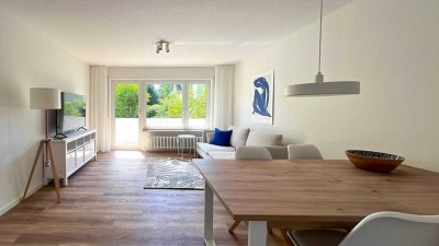 Möblierte 3 Zimmer Wohnung mit Balkon und Tiefgaragen-Stellplatz
