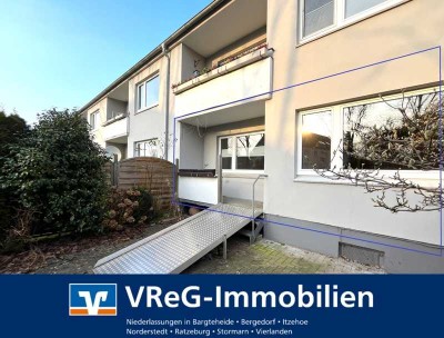 3 Zimmer-Erdgeschosswohnung mit Loggia und Terrasse in Hohenlockstedt