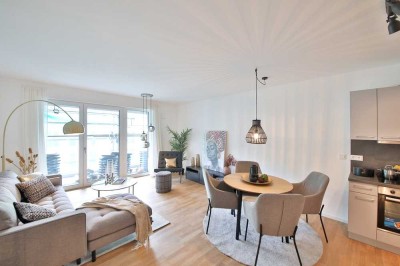 Jetzt Musterwohnung besichtigen! 3-Zimmer Wohnung - Ihr strahlendes Goldstück in jeder Hinsicht