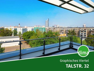 Vermietetes Traum-Penthouse mit 2 Dachterrassen, Oberlichtern, HWR, Abstellraum, Stellplatz u.v.m.