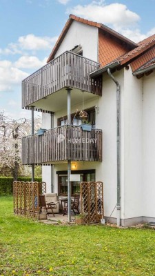 Attraktive Dachgeschosswohnung mit 2 Zimmern, Balkon und Gartennutzung in Eischleben