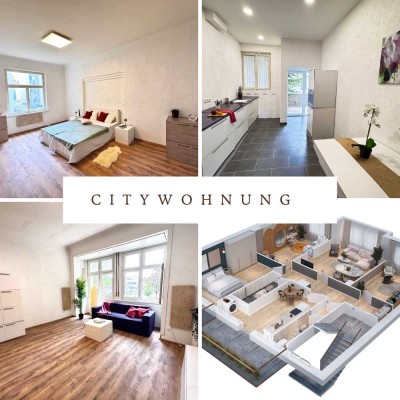 Citywohnung. Zentral. Renoviert. Verfügbar.