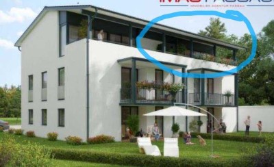 Top ausgestattete 2-Zi-Penthouse-Wohnung - große Dachterrasse + EBK - Bezug  Jan/Feb