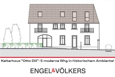 Kelterhaus “Otto Dill”: Fünf moderne Wohnungen in historischem Ambiente!