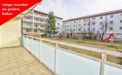 Erstbezug nach Sanierung: ruhige 4-Zimmer-Wohnung EG mit Balkon in Weilheim