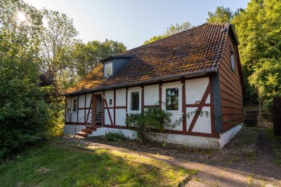Fachwerkhaus in idyllischer Waldrandlage