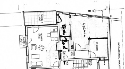 sanierte 2Zi Whg, teilmöbliert,Südstadt, Balkon, Maschseenähe