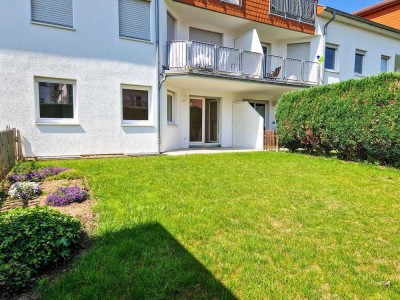 attraktive 3-Zimmer-Wohnung im Erdgeschoss mit eigenem Garten + Stellplatz, ruhige Lage in Merzenich