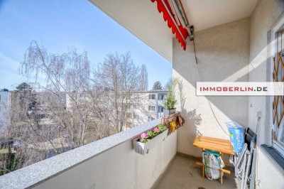 IMMOBERLIN.DE - Sehr sympathische Wohnung mit Südwestloggia in beliebter Lage