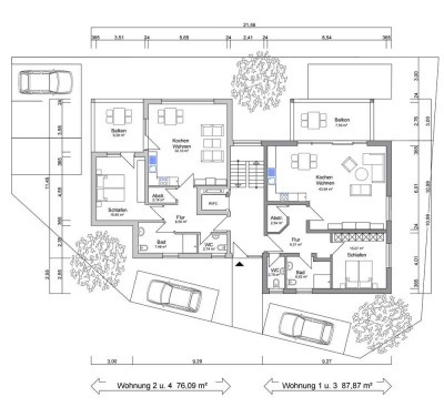 Geplanter Neubau Barrierefreie ETW