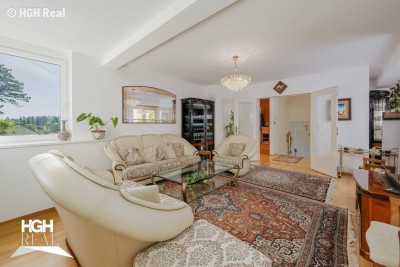 1190 Wien Döbling Lichtdurchflutete 5-Zimmer Dachgeschoß-Maisonette mit Panoramaterrassen und zwei Garagenplätzen