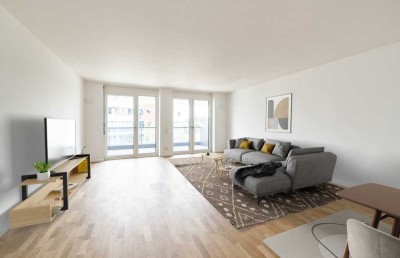 Luxuriöse 3-Zimmer Neubauwohnung mit Blick auf den Rhein im 5.OG