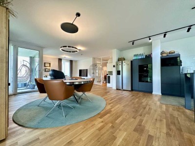 EXKLUSIVES PENTHOUSE IN DER WASSERSTADT: SMART-HOME, 2 LOGGIEN, DESIGN-TAGESLICHTBAD & LUXURIÖSE AUS