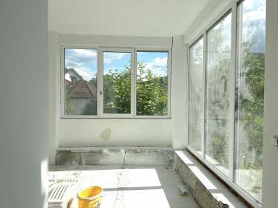 Exklusive Mietwohnung in kernsanierter Jugendstilvilla mit Neckarblick und Wintergarten