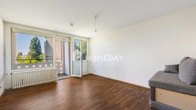 Ideal geschnittene Singlewohnung mit Westloggia im gepflegten Mehrfamilienhaus