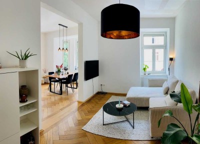 Charmante, renovierte 3-Zimmer-Altbauwohnung mit Erker im stadtnahen Trendviertel (provisionsfrei!)