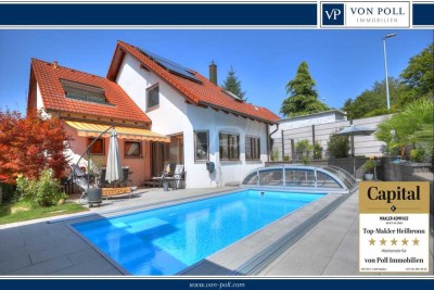 Zwei-Familienhaus mit ELW, Sauna, Pool, Garage uvm.