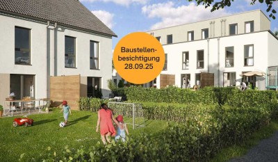 Modernes Reihenhaus mit Garten und Terrasse inklusive Grundstück