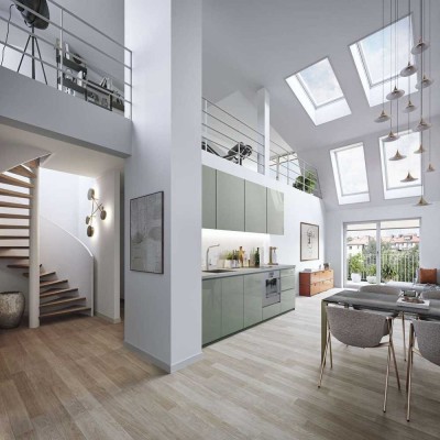 Spektakuläre 3 Zimmer Dachterrassen Wohnung mit Galerie