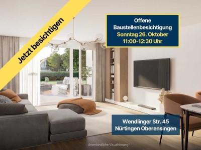 3-Zimmer-Neubau-Wohnung: Bezugsfertig Sommer 26