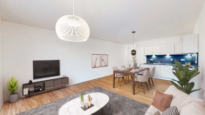 Familien aufgepasst! Moderne Wohnung mit 2 Bädern und EBK